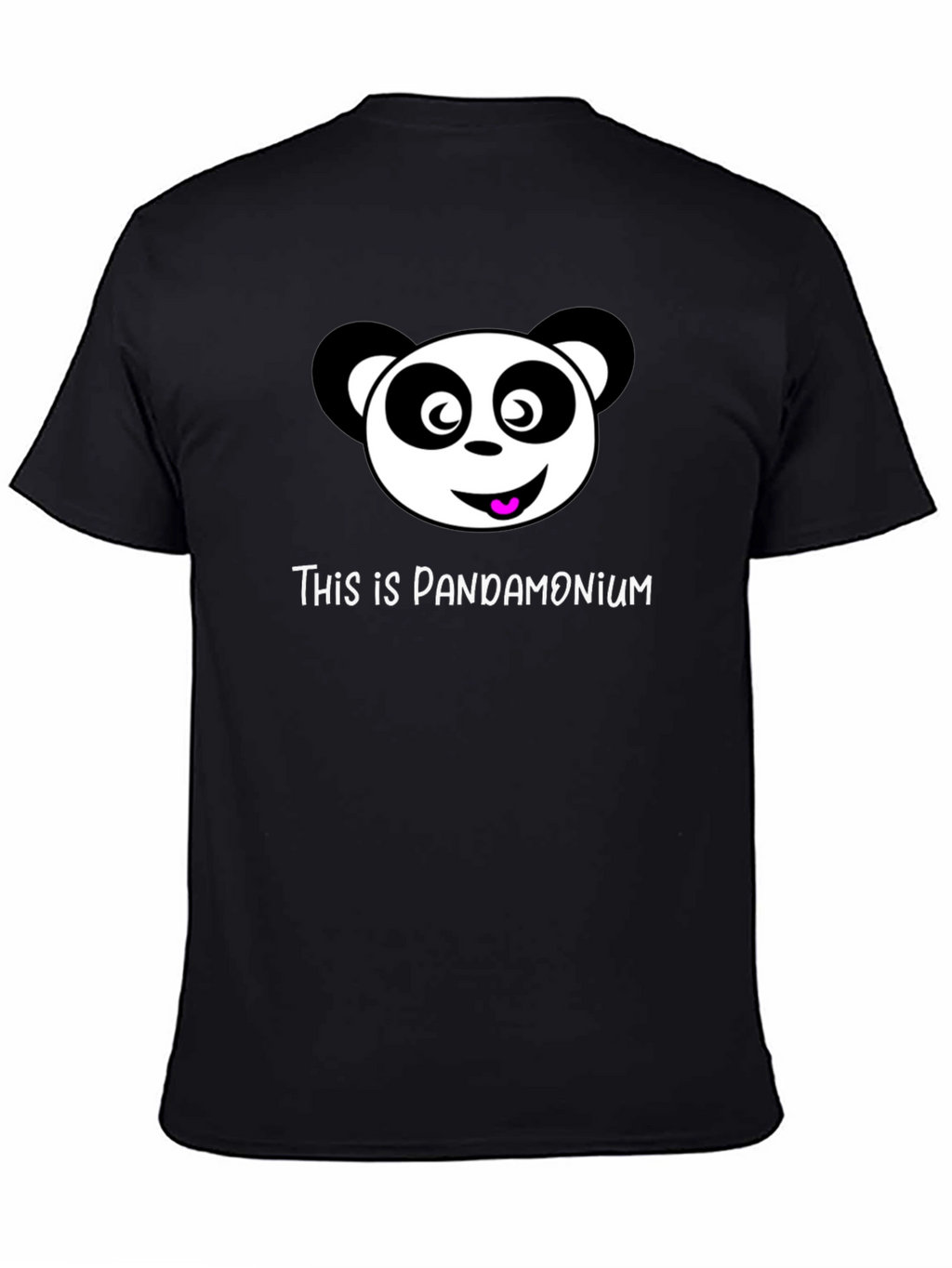 Pandamonium Black T-Shirt Panda Graphic Tee