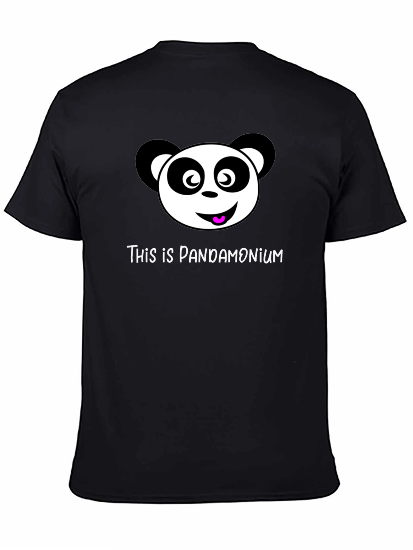 Pandamonium Black T-Shirt Panda Graphic Tee