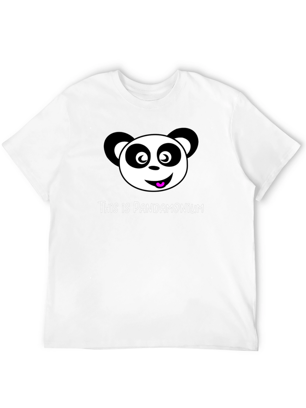 Pandamonium Black T-Shirt Panda Graphic Tee