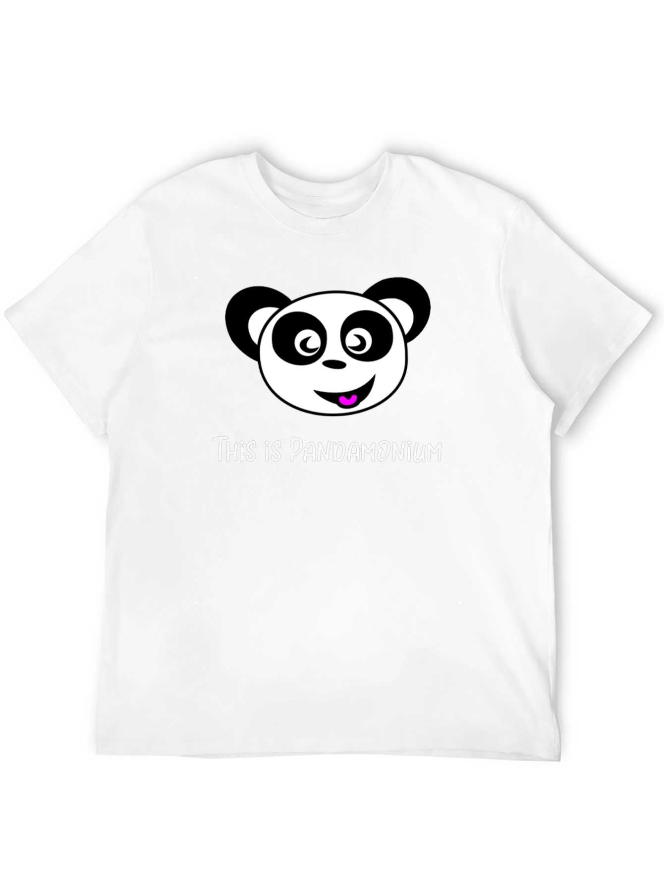Pandamonium Black T-Shirt Panda Graphic Tee