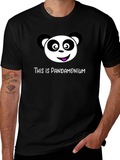 Pandamonium Black T-Shirt Panda Graphic Tee