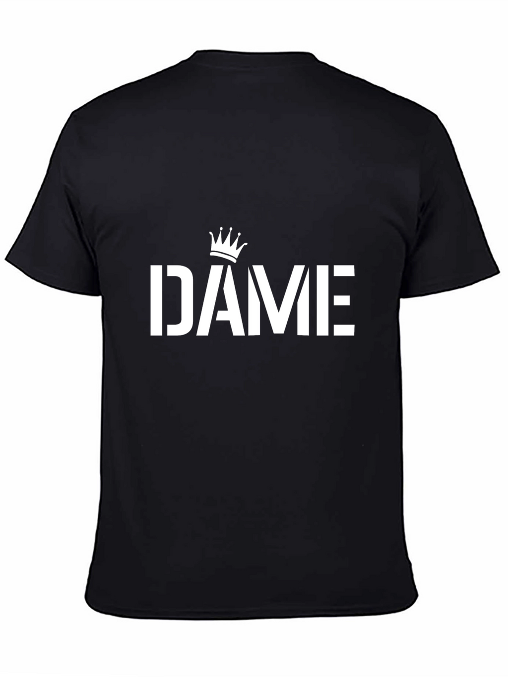 DAME Crown Black T-Shirt - Streetwear Fashion