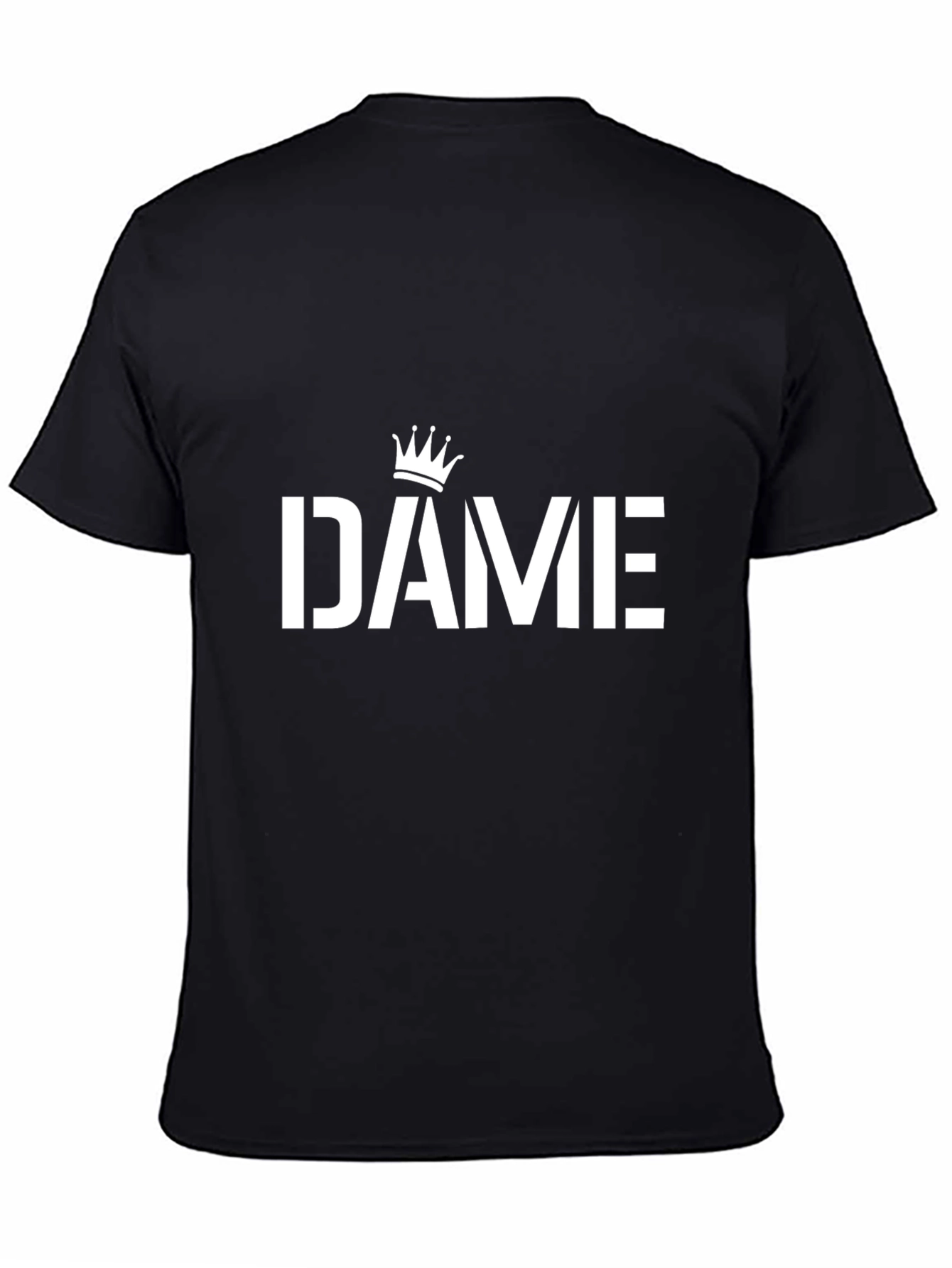 DAME Crown Black T-Shirt - Streetwear Fashion