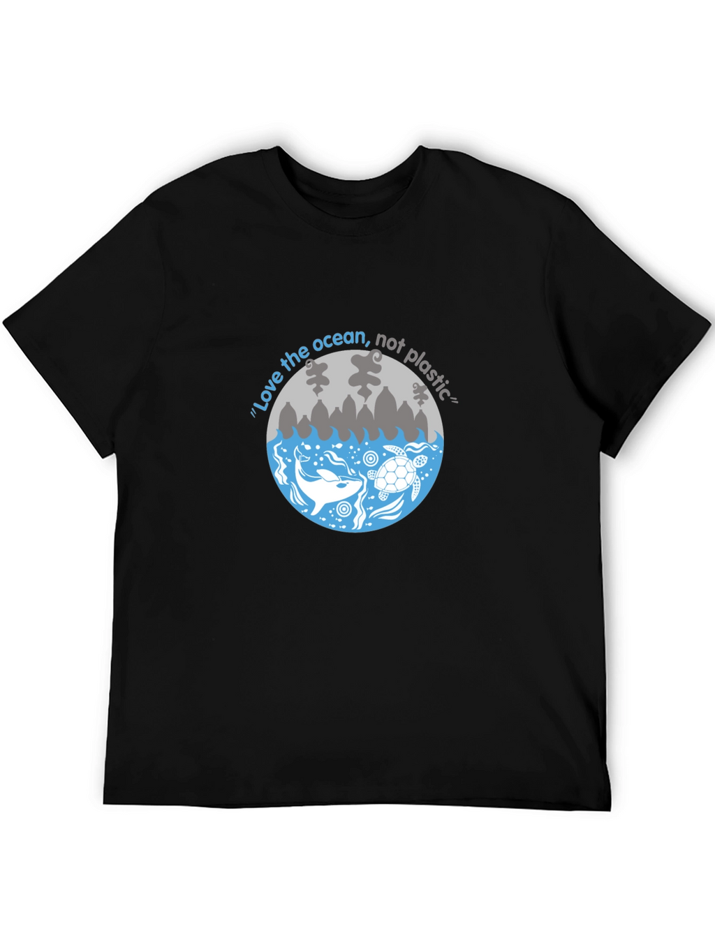 Love the Ocean Graphic Tee - Black