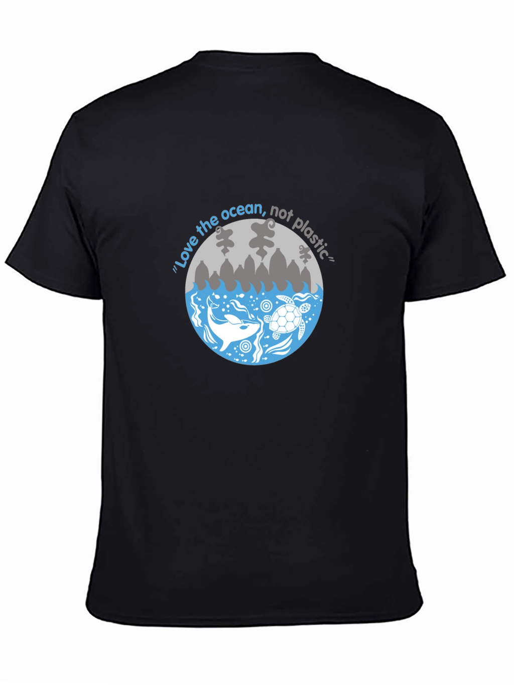 Love the Ocean Graphic Tee - Black