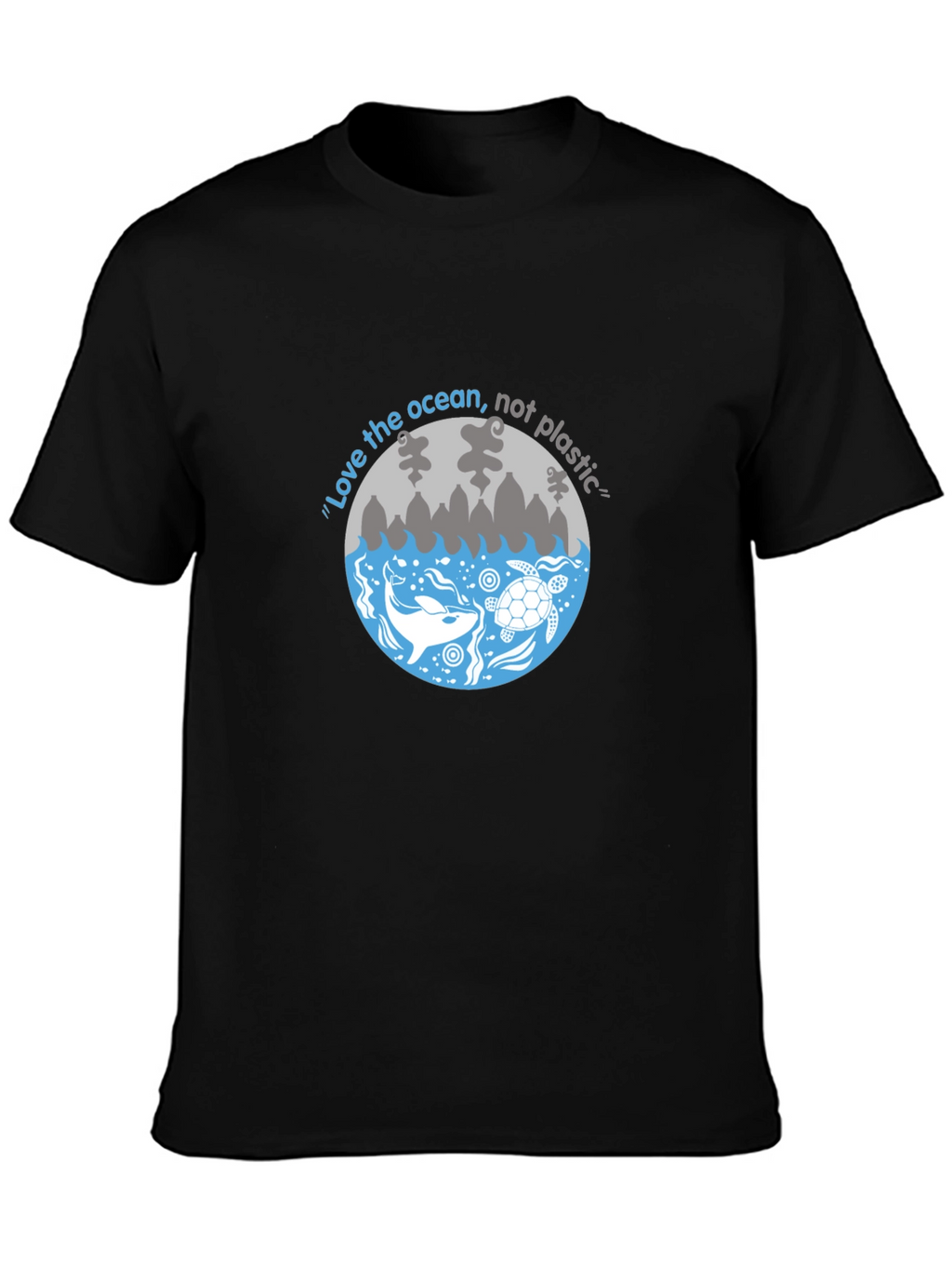 Love the Ocean Graphic Tee - Black