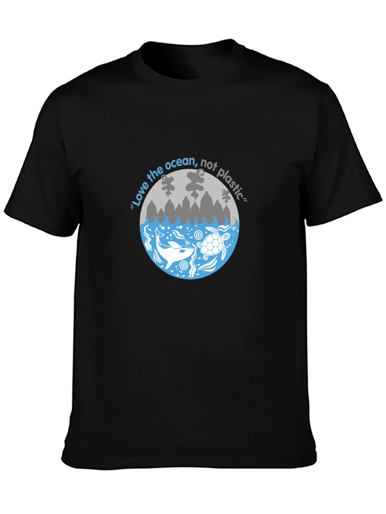 Love the Ocean Graphic Tee - Black