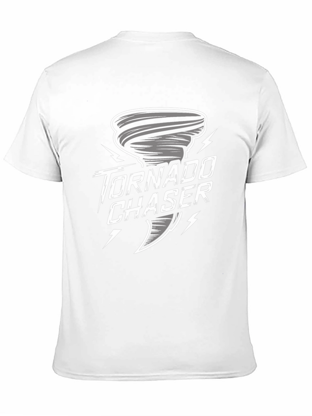 Tornado Chaser Graphic Tee - Black Cotton T-Shirt