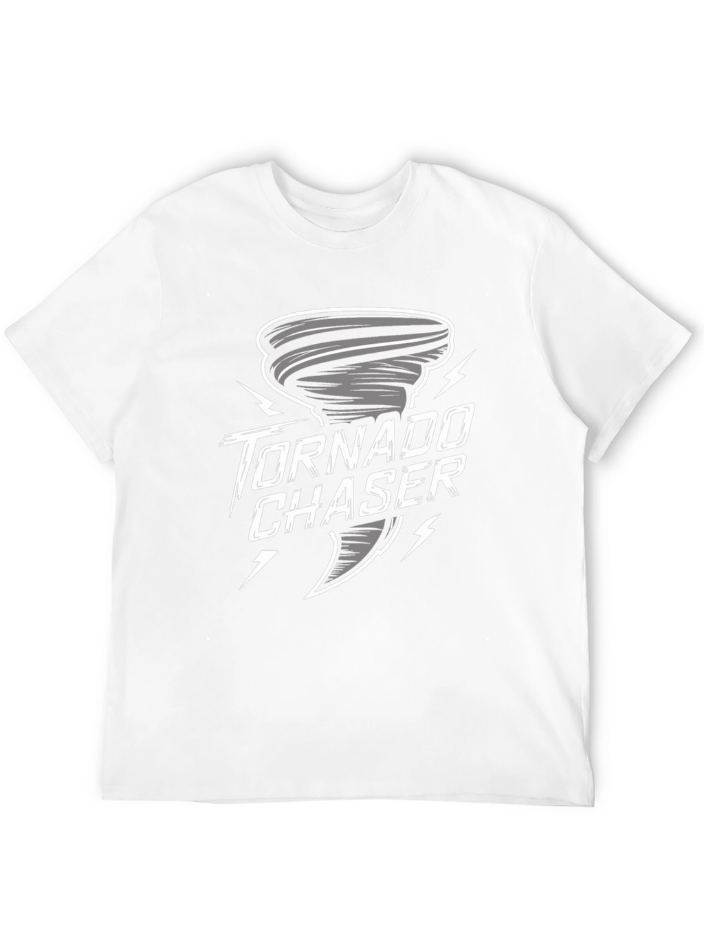 Tornado Chaser Graphic Tee - Black Cotton T-Shirt