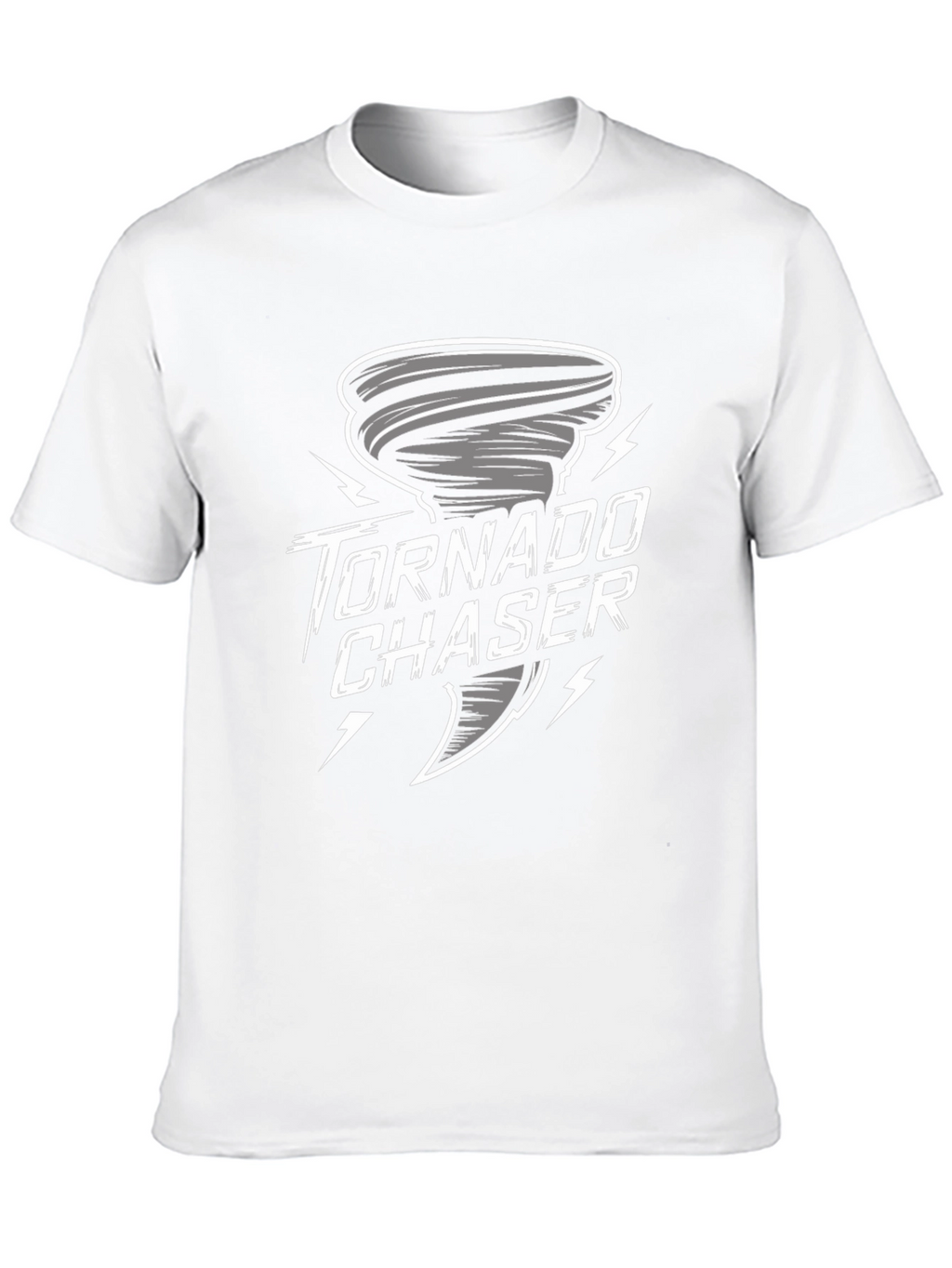 Tornado Chaser Graphic Tee - Black Cotton T-Shirt