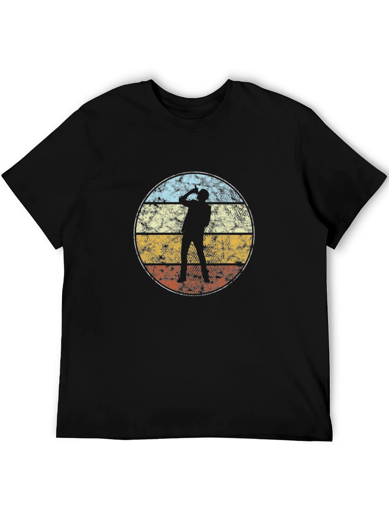 Vintage Golfer Silhouette T-Shirt