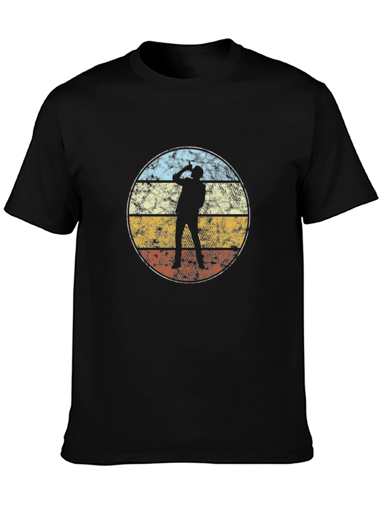 Vintage Golfer Silhouette T-Shirt