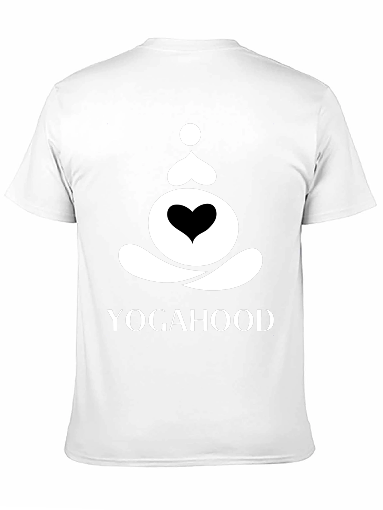 Yogahood Black T-Shirt Yoga Meditation