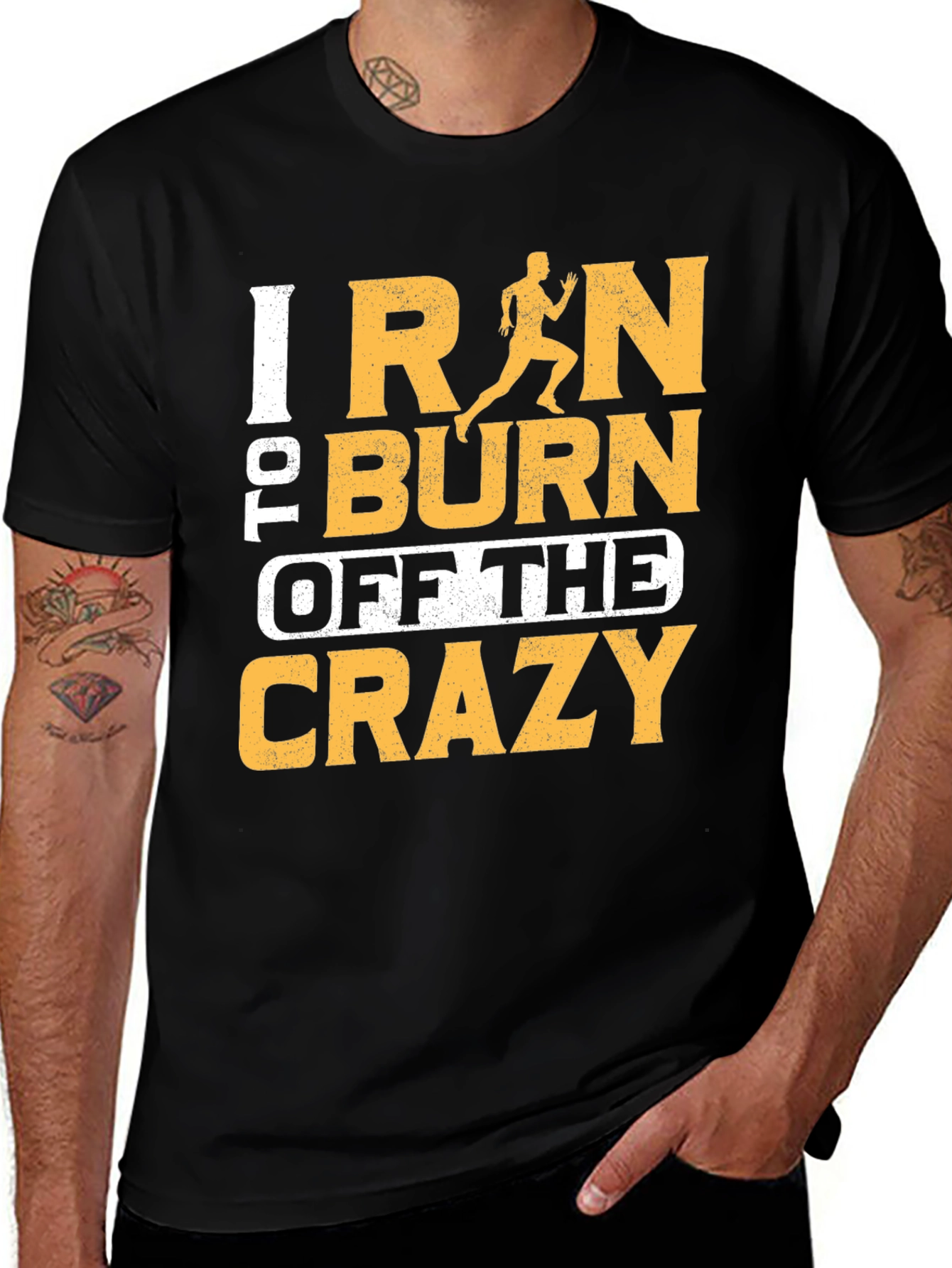 Run the Crazy Away Graphic T-Shirt