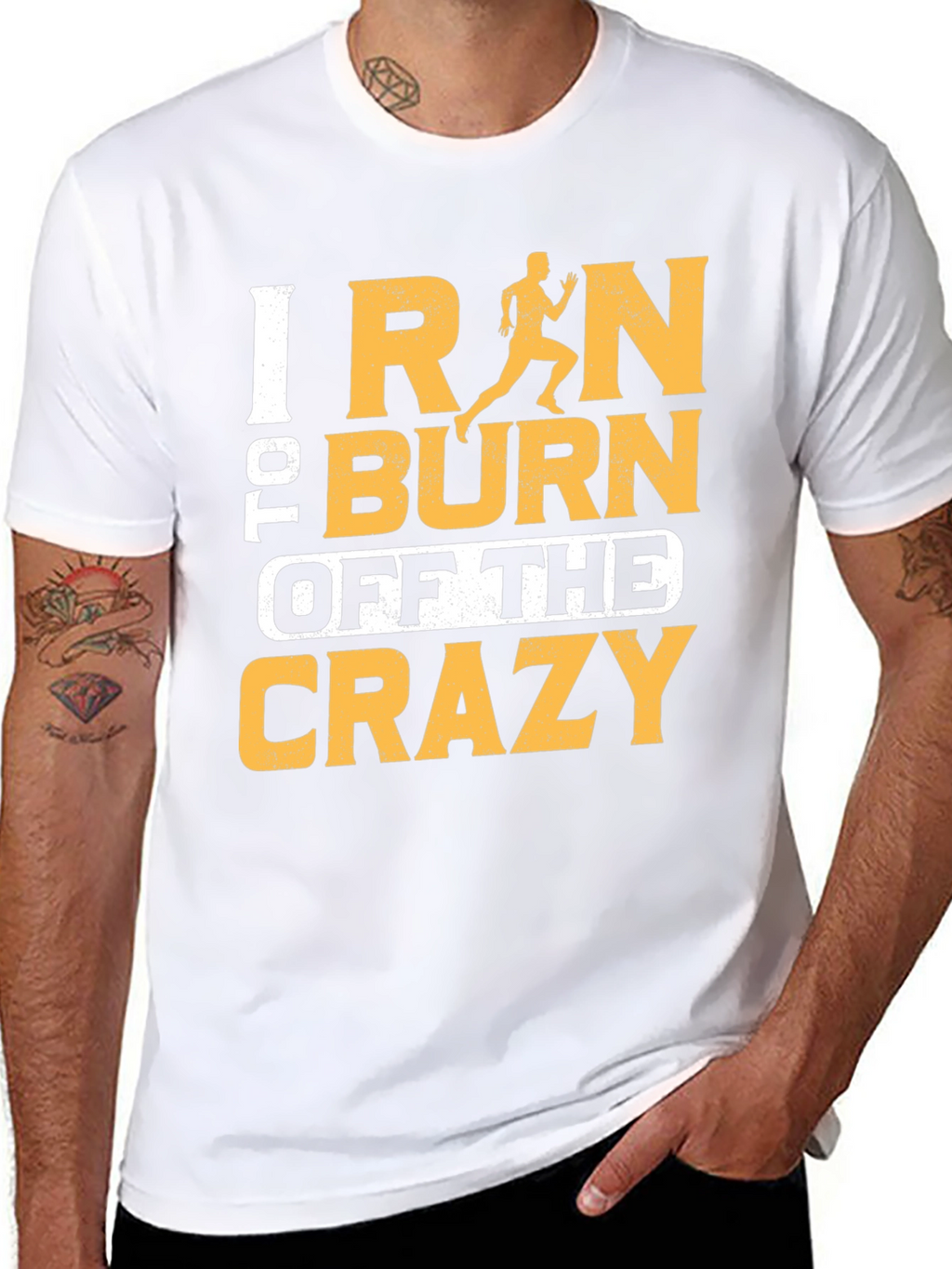 Run the Crazy Away Graphic T-Shirt
