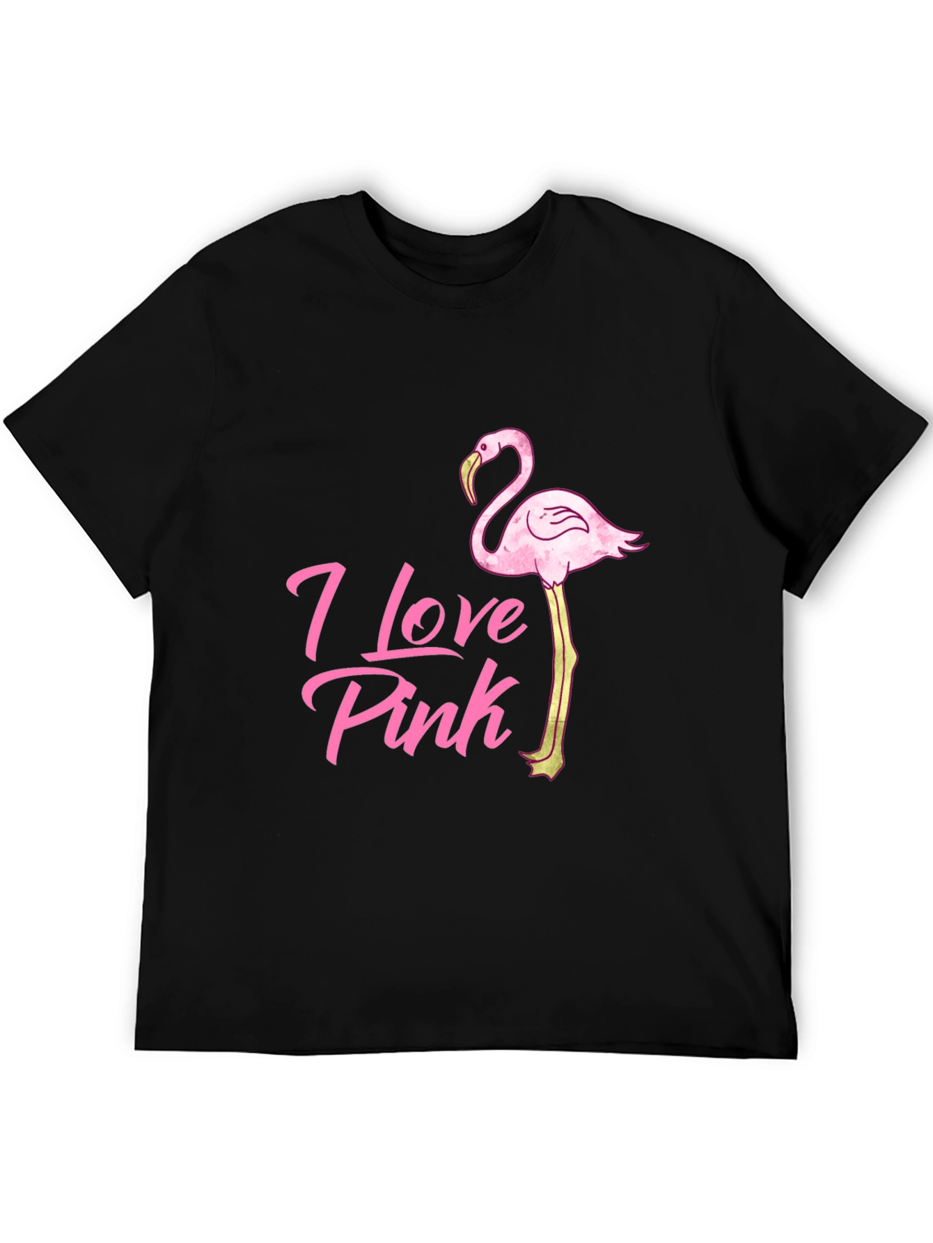 I Love Pink Flamingo T-Shirt