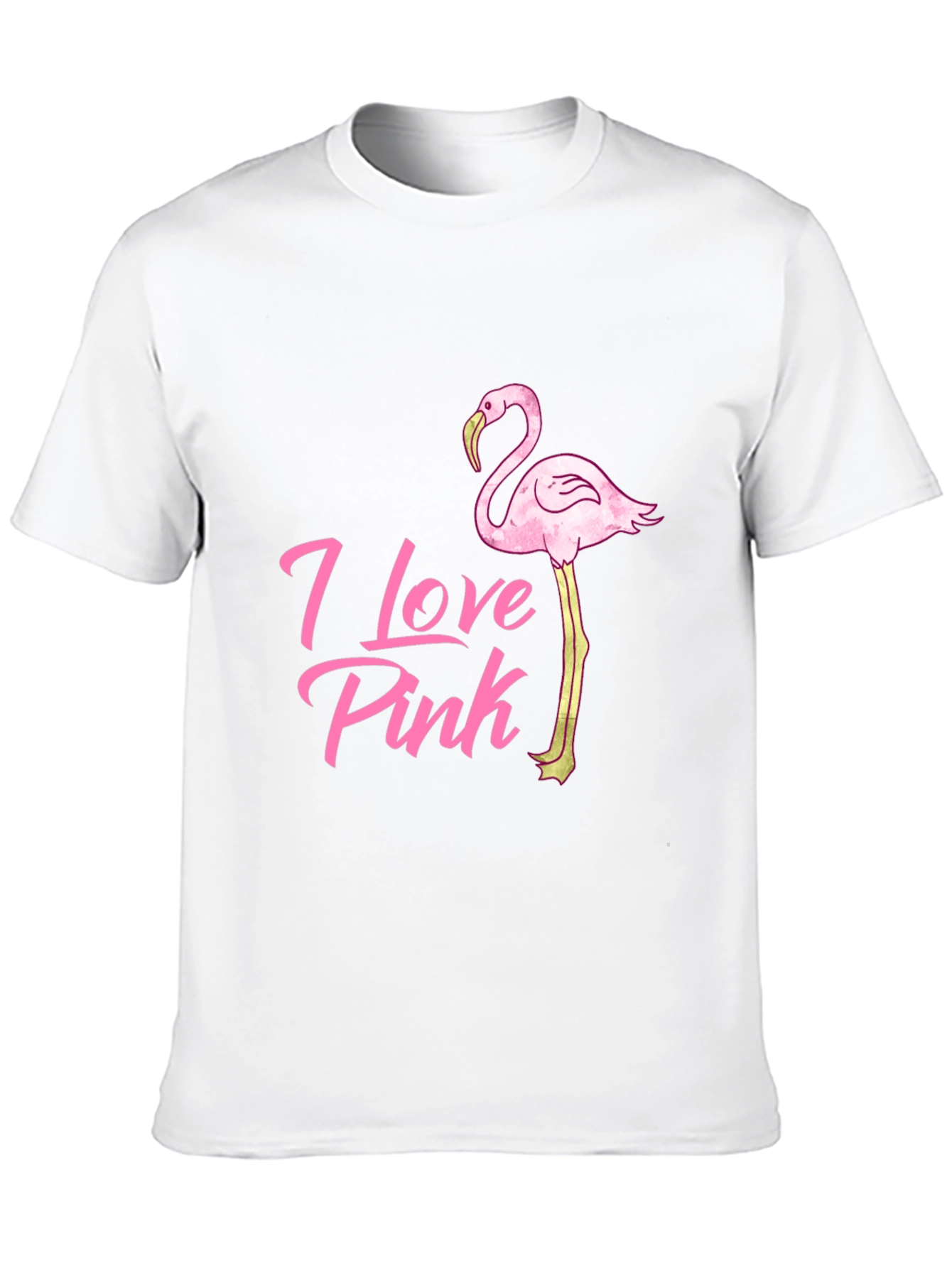 I Love Pink Flamingo T-Shirt