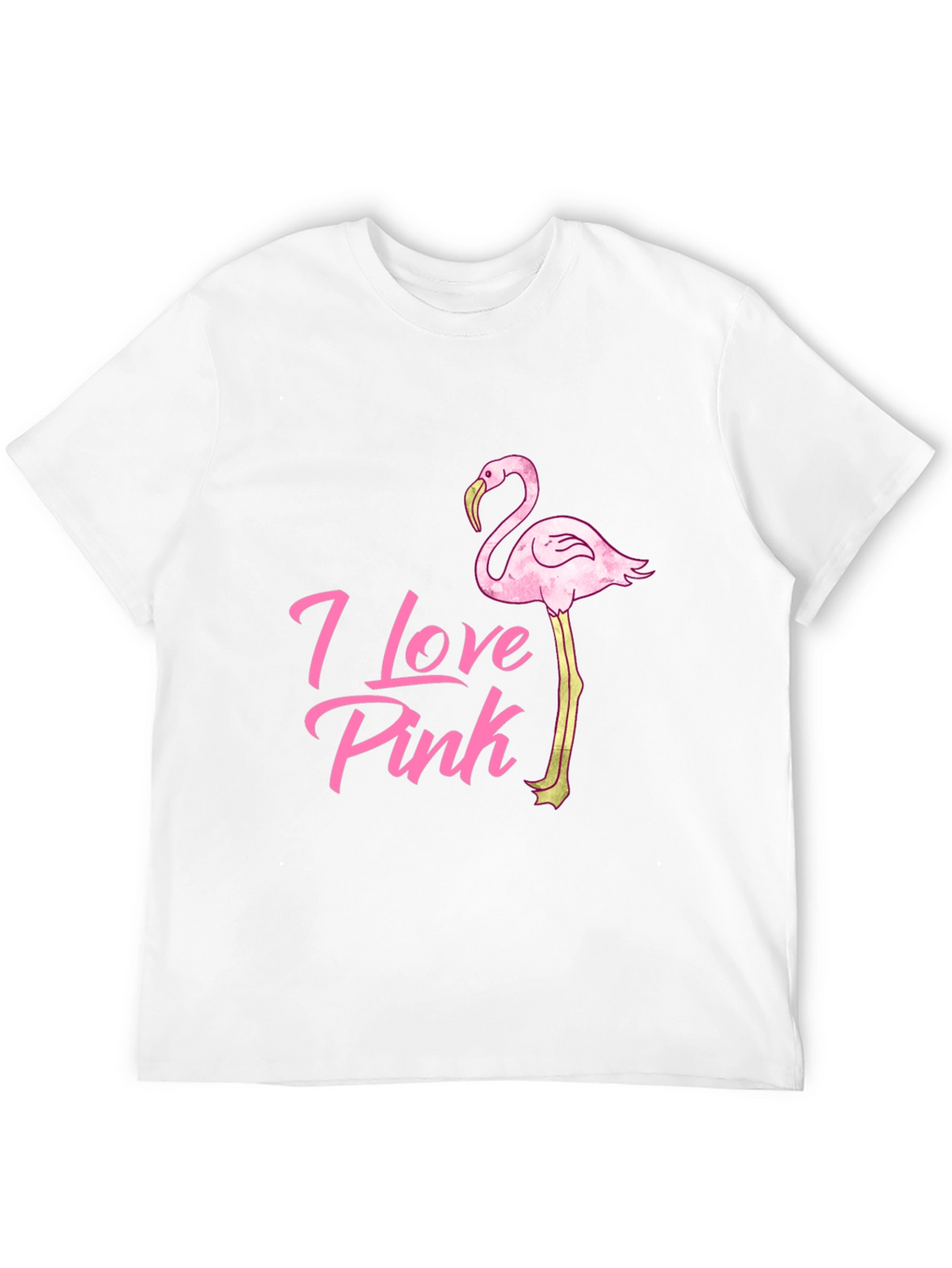 I Love Pink Flamingo T-Shirt