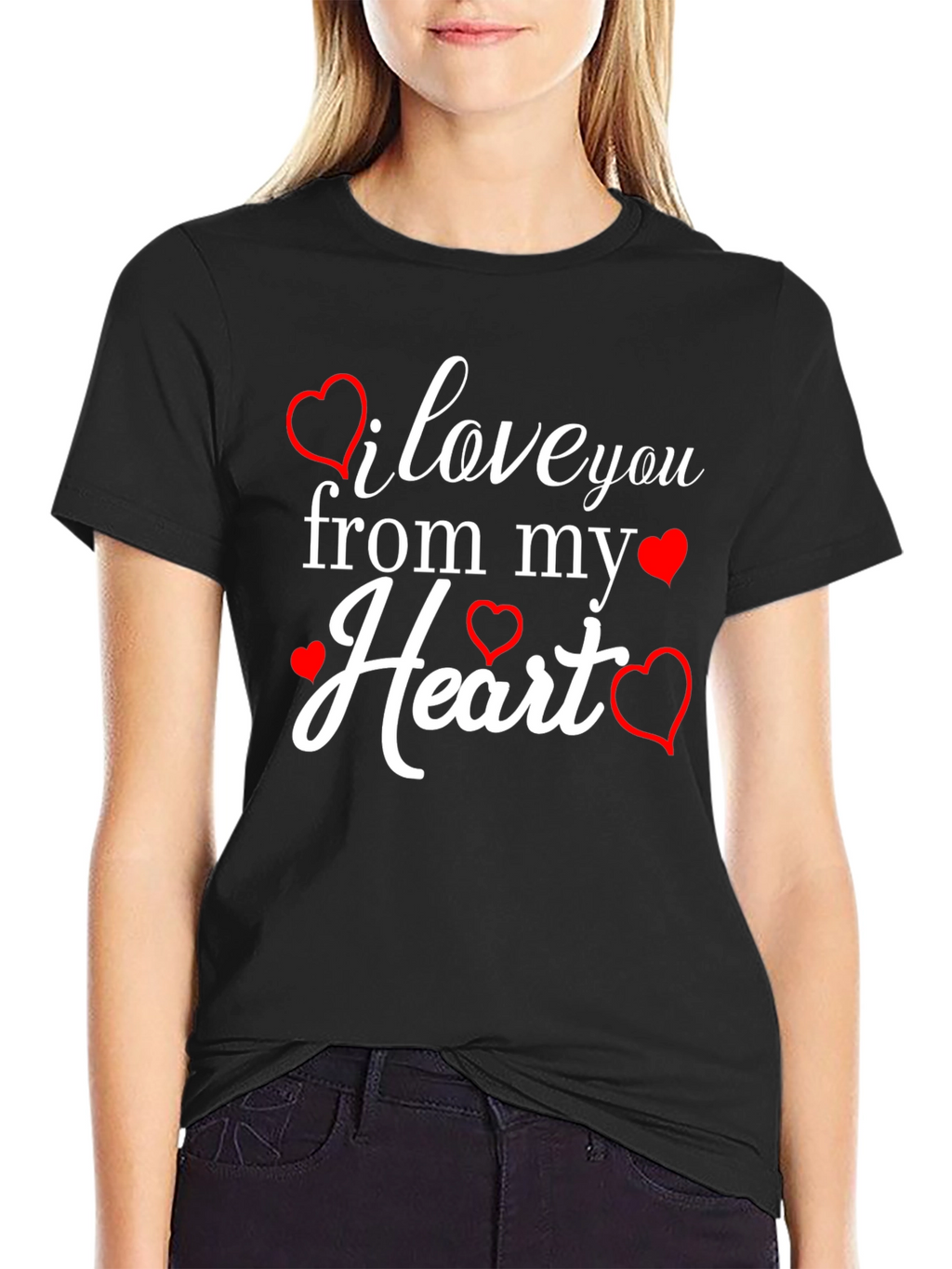 I Love You From My Heart Graphic Tee