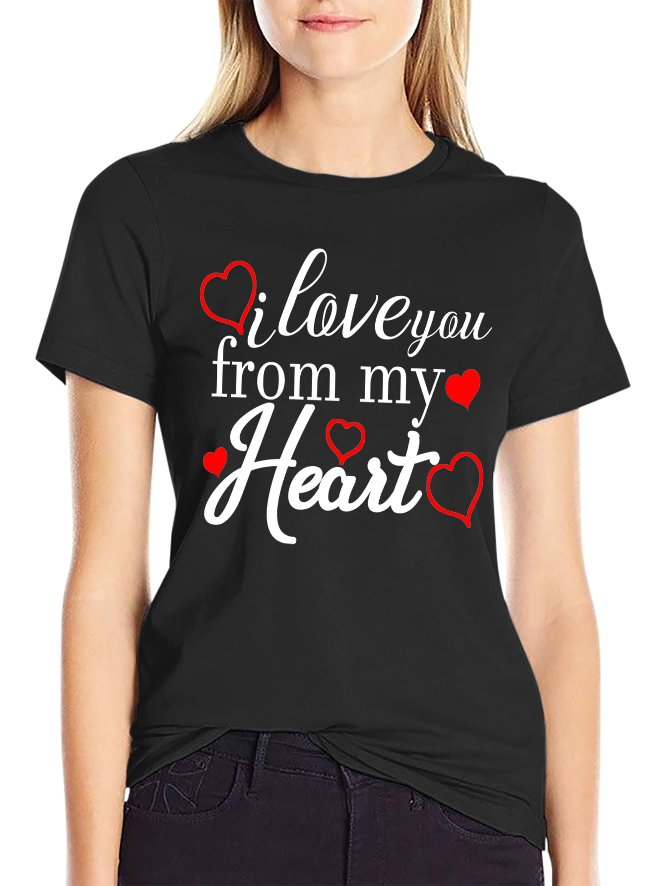 I Love You From My Heart Graphic Tee