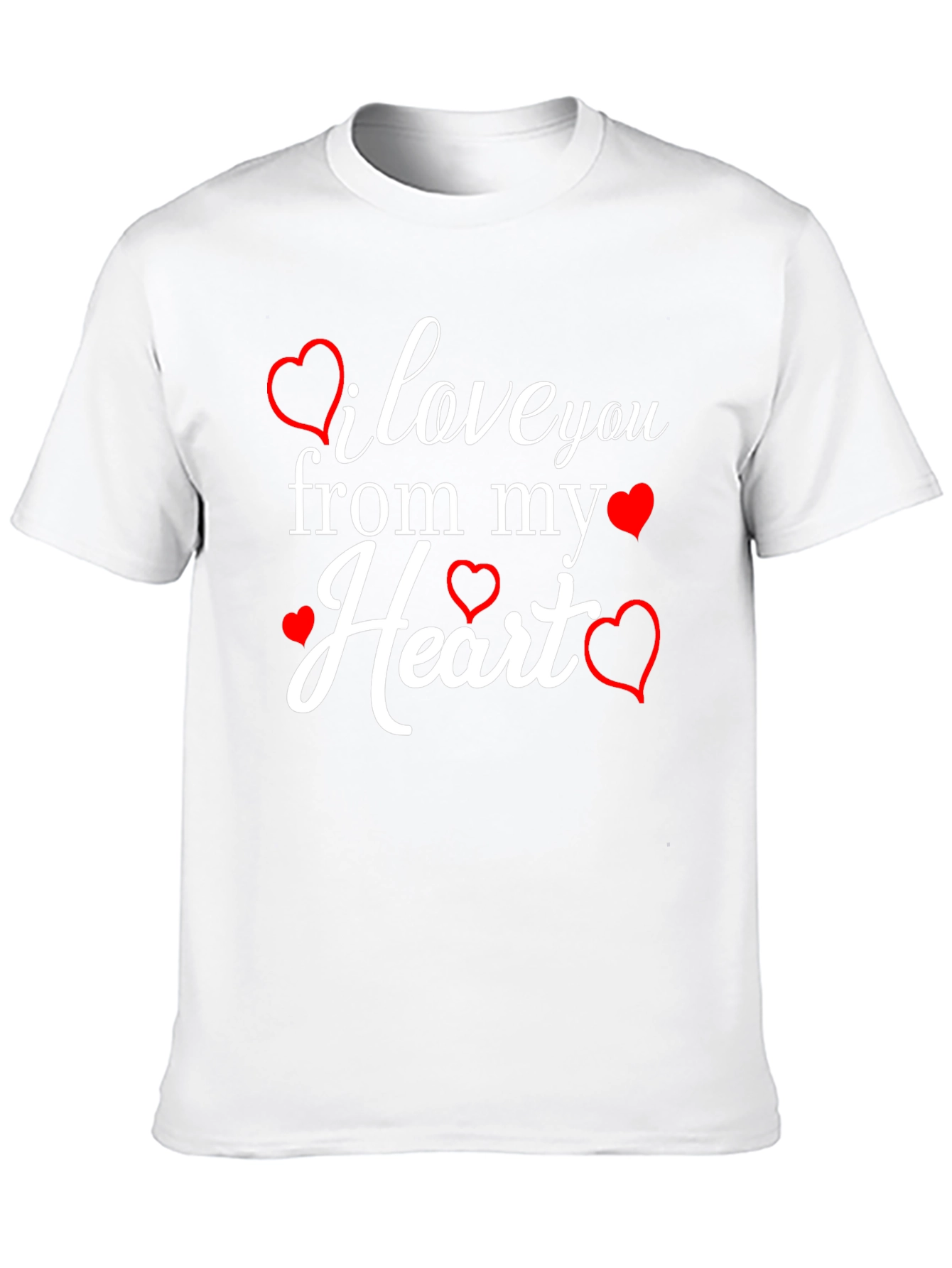 I Love You From My Heart Graphic Tee
