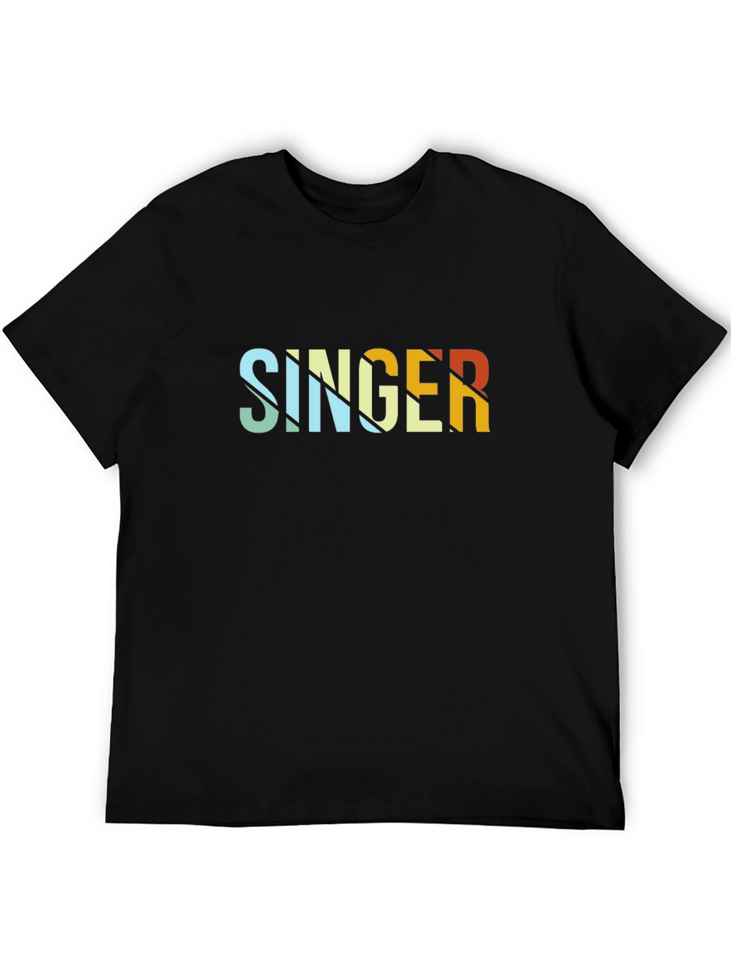 Retro Singer Graphic Tee - Stylish Music Lover T-Shirt