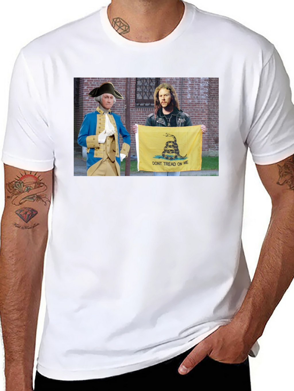 Washington & Metallica Tee - Dont Tread On Me
