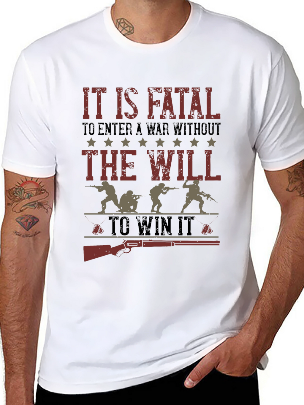 Patriotic Will to Win Graphic T-Shirt