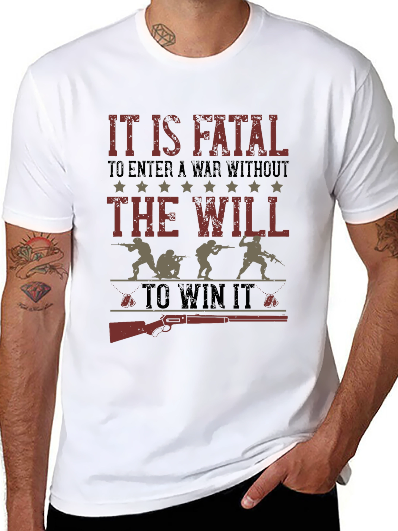 Patriotic Will to Win Graphic T-Shirt