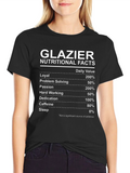 Glazier Nutritional Facts Graphic Tee