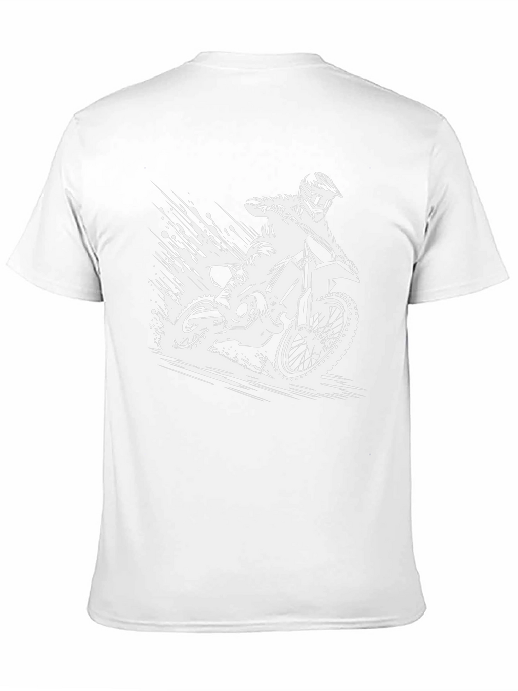 Dirt Bike Graphic Tee - Black Motocross T-Shirt