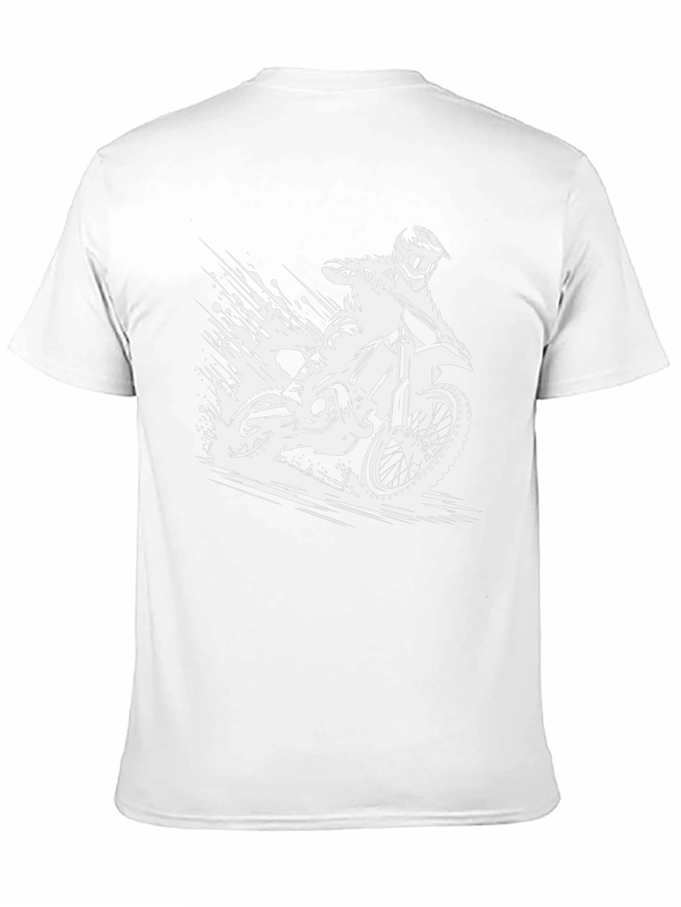 Dirt Bike Graphic Tee - Black Motocross T-Shirt
