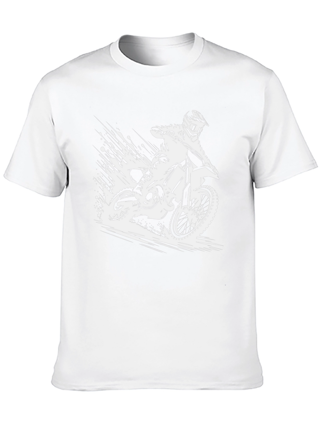 Dirt Bike Graphic Tee - Black Motocross T-Shirt