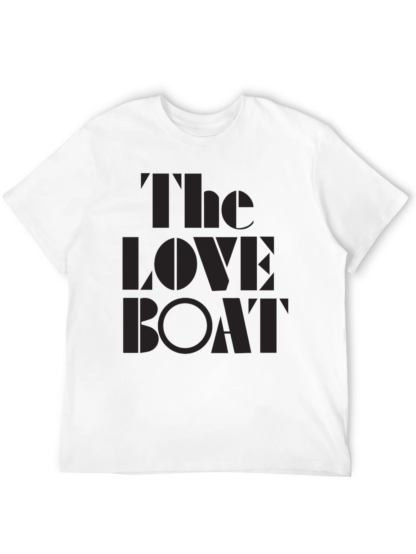 The Love Boat Graphic Tee - Soft Black T-Shirt