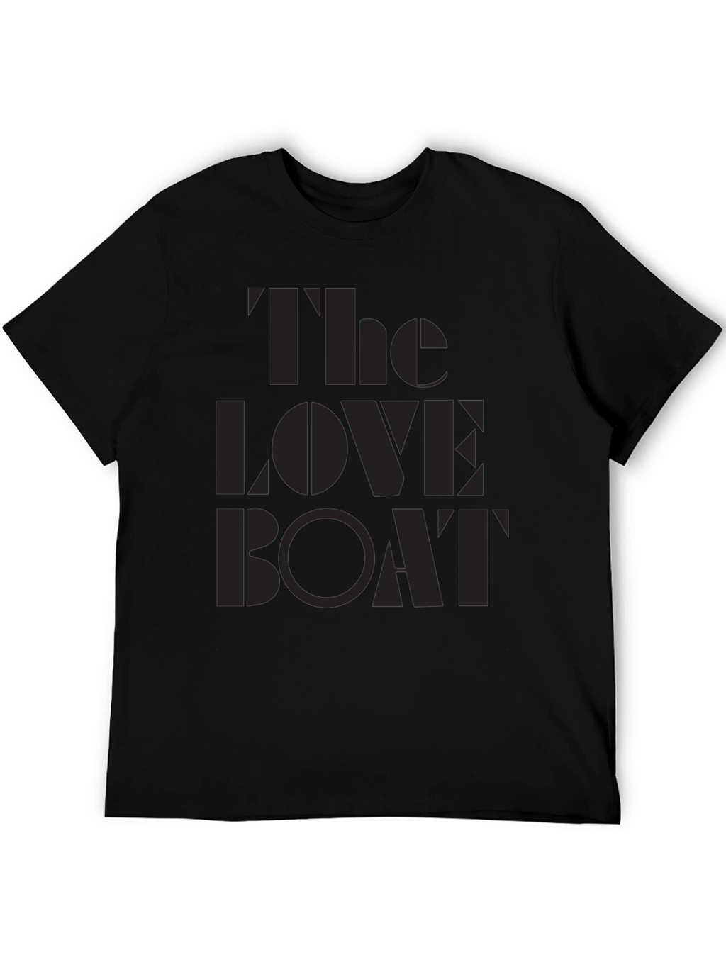 The Love Boat Graphic Tee - Soft Black T-Shirt