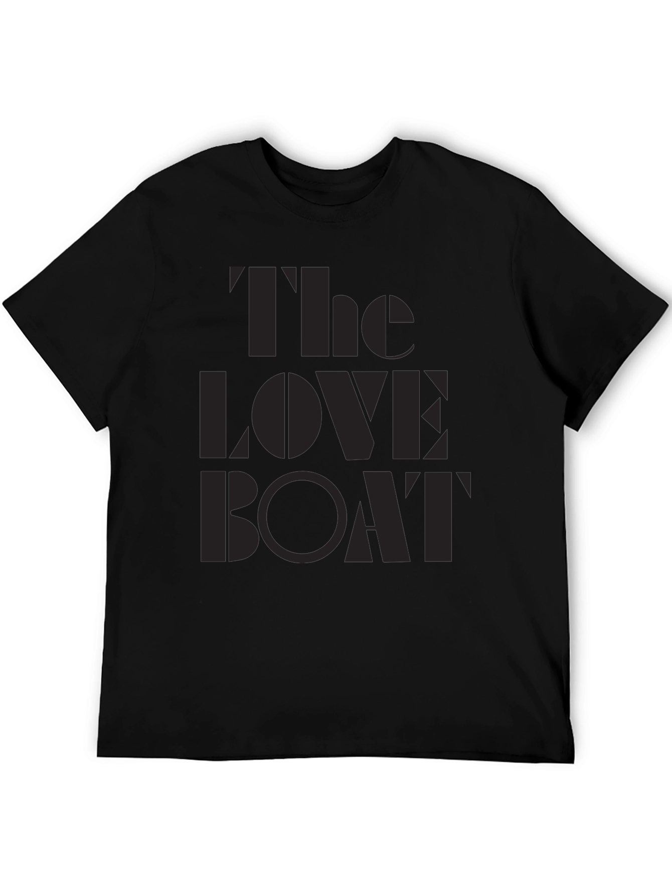 The Love Boat Graphic Tee - Soft Black T-Shirt