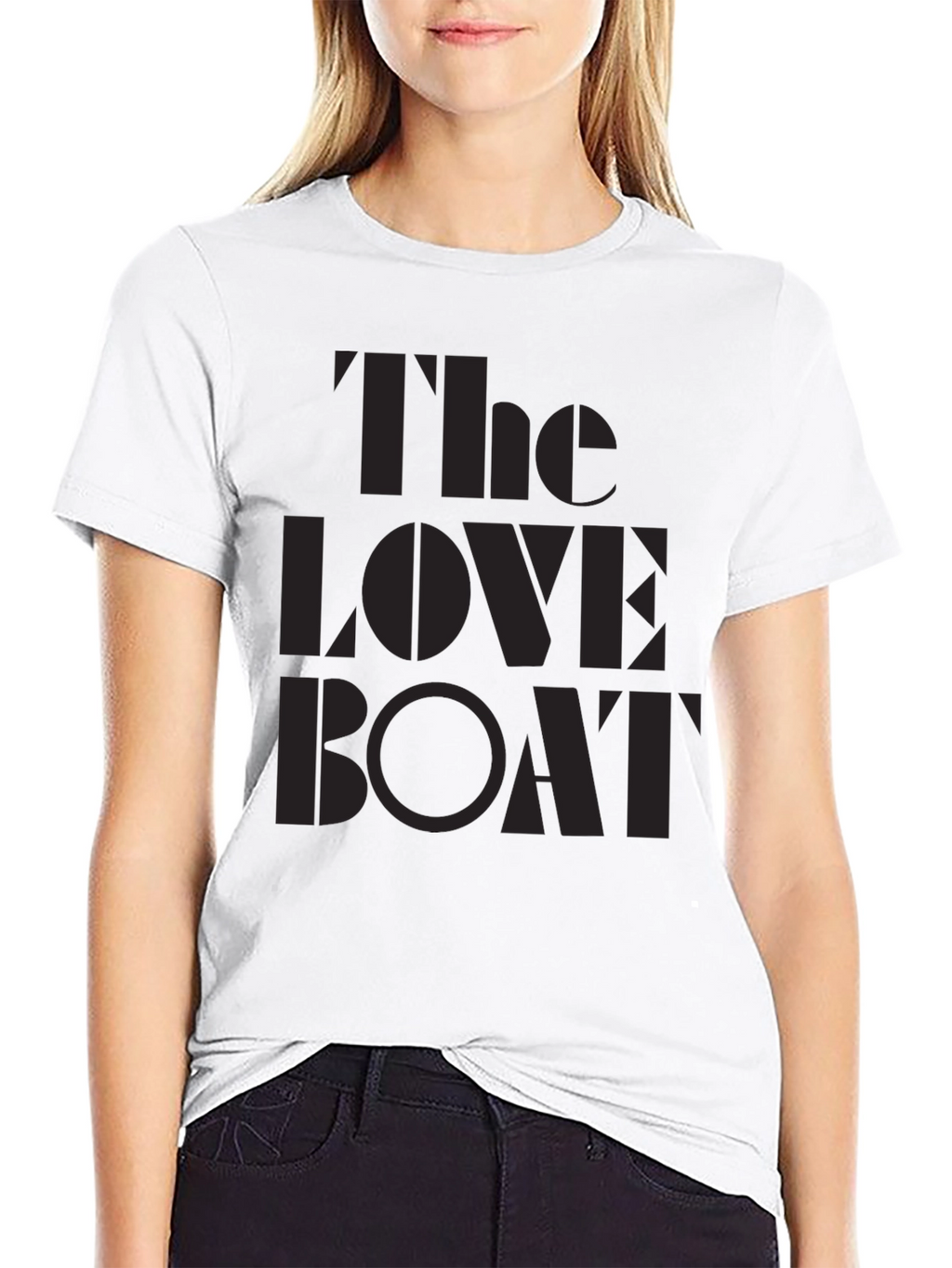 The Love Boat Graphic Tee - Soft Black T-Shirt