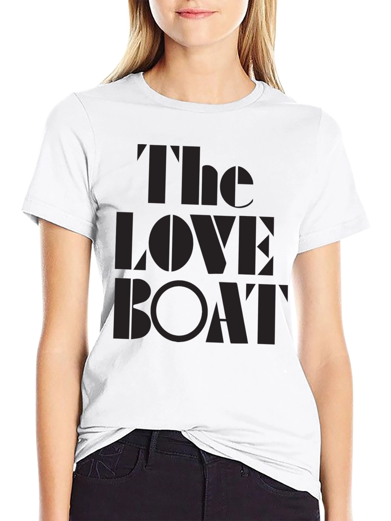 The Love Boat Graphic Tee - Soft Black T-Shirt