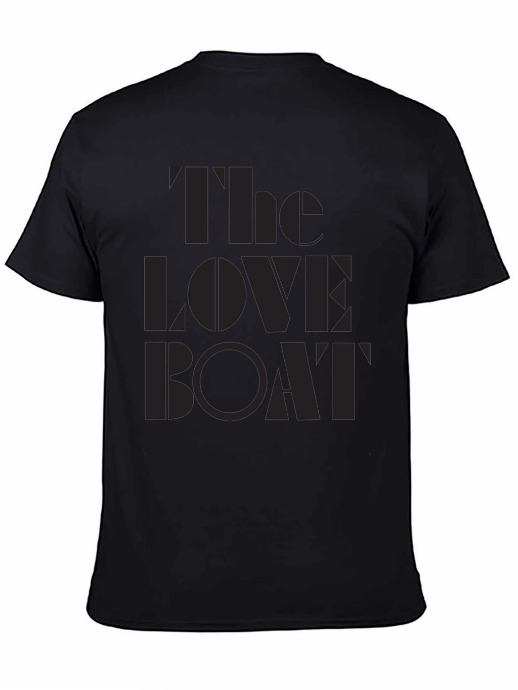 The Love Boat Graphic Tee - Soft Black T-Shirt