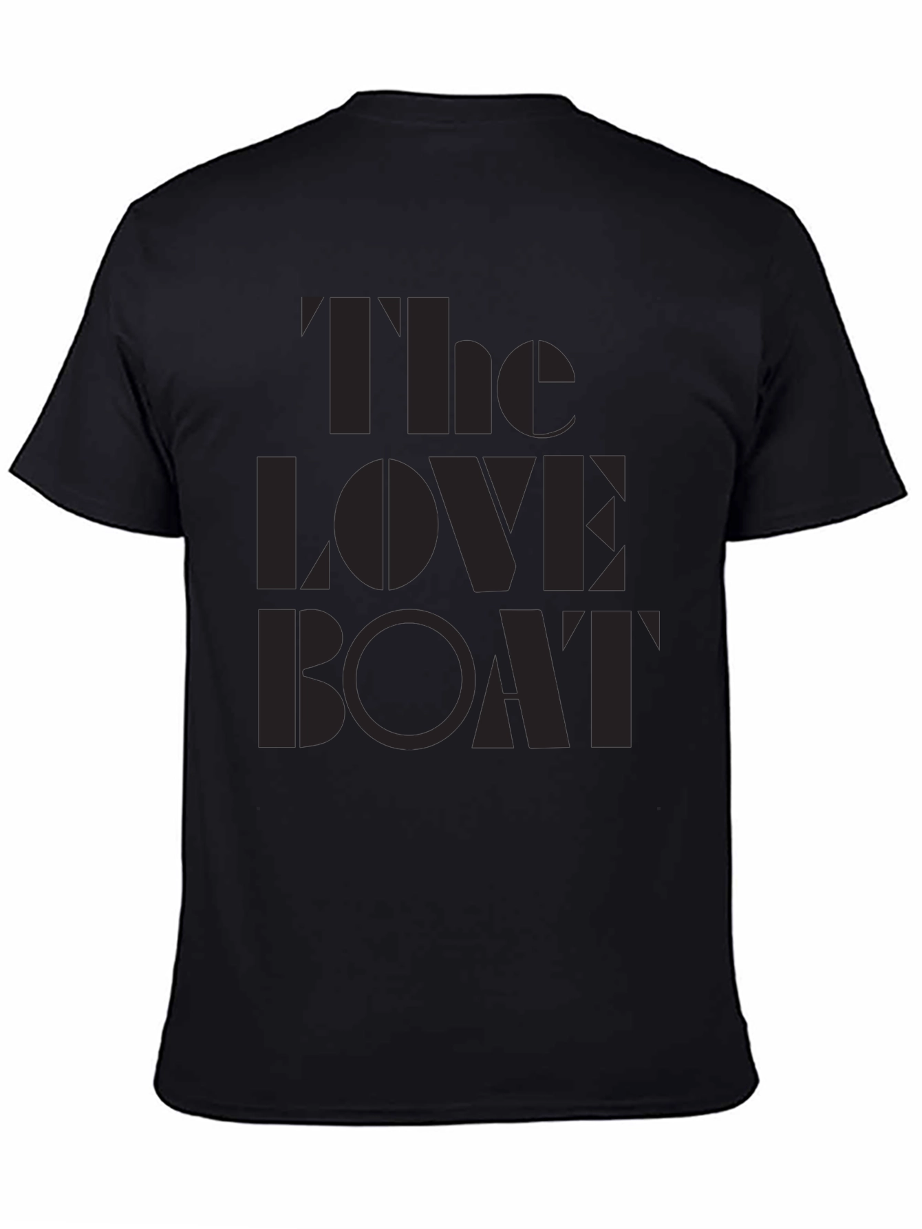 The Love Boat Graphic Tee - Soft Black T-Shirt