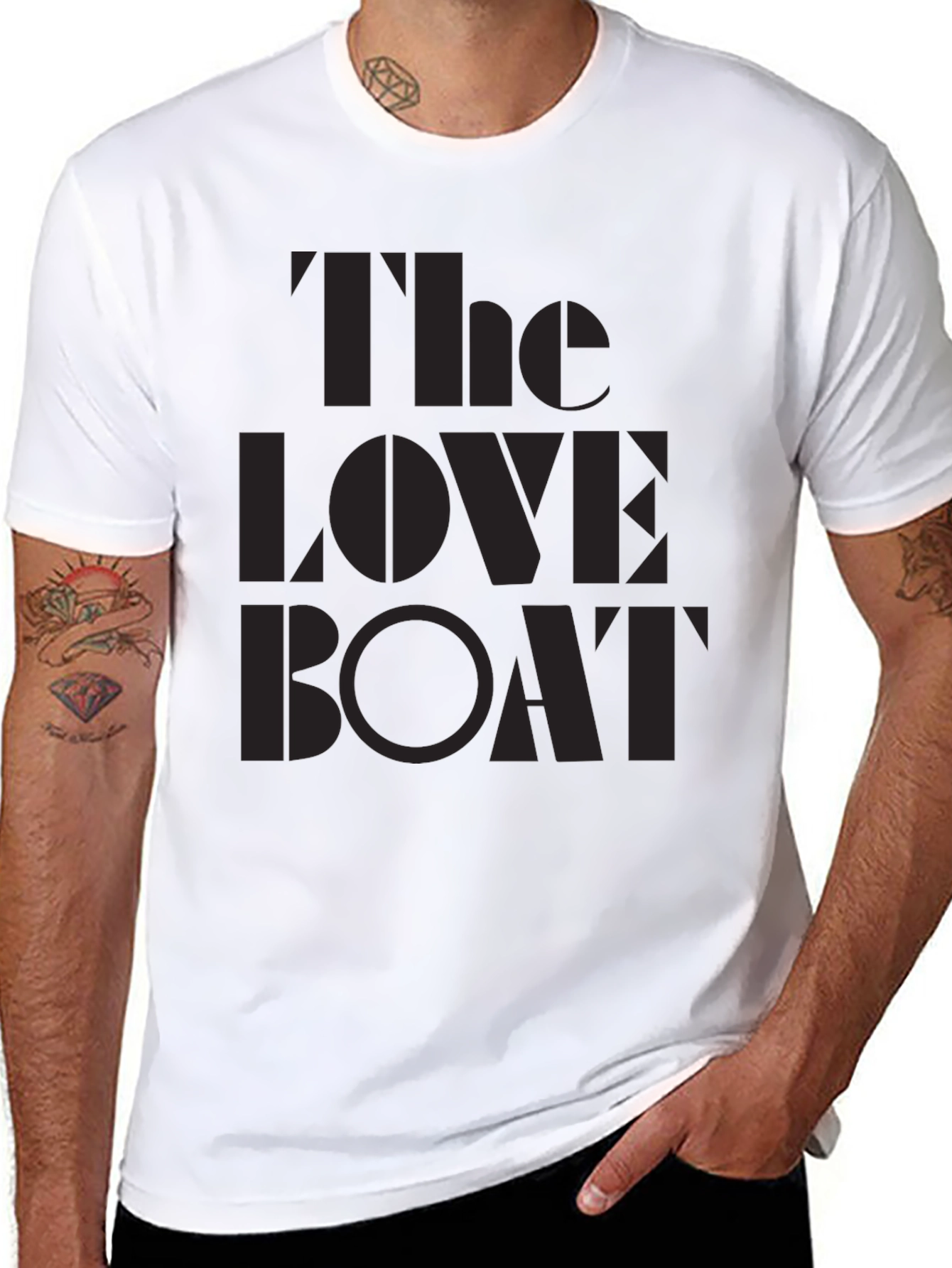 The Love Boat Graphic Tee - Soft Black T-Shirt