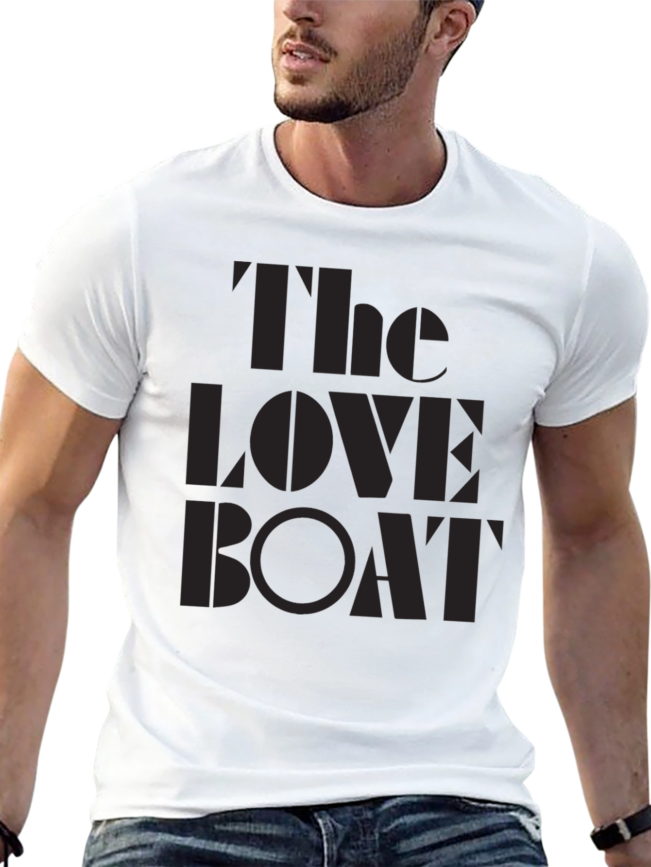 The Love Boat Graphic Tee - Soft Black T-Shirt