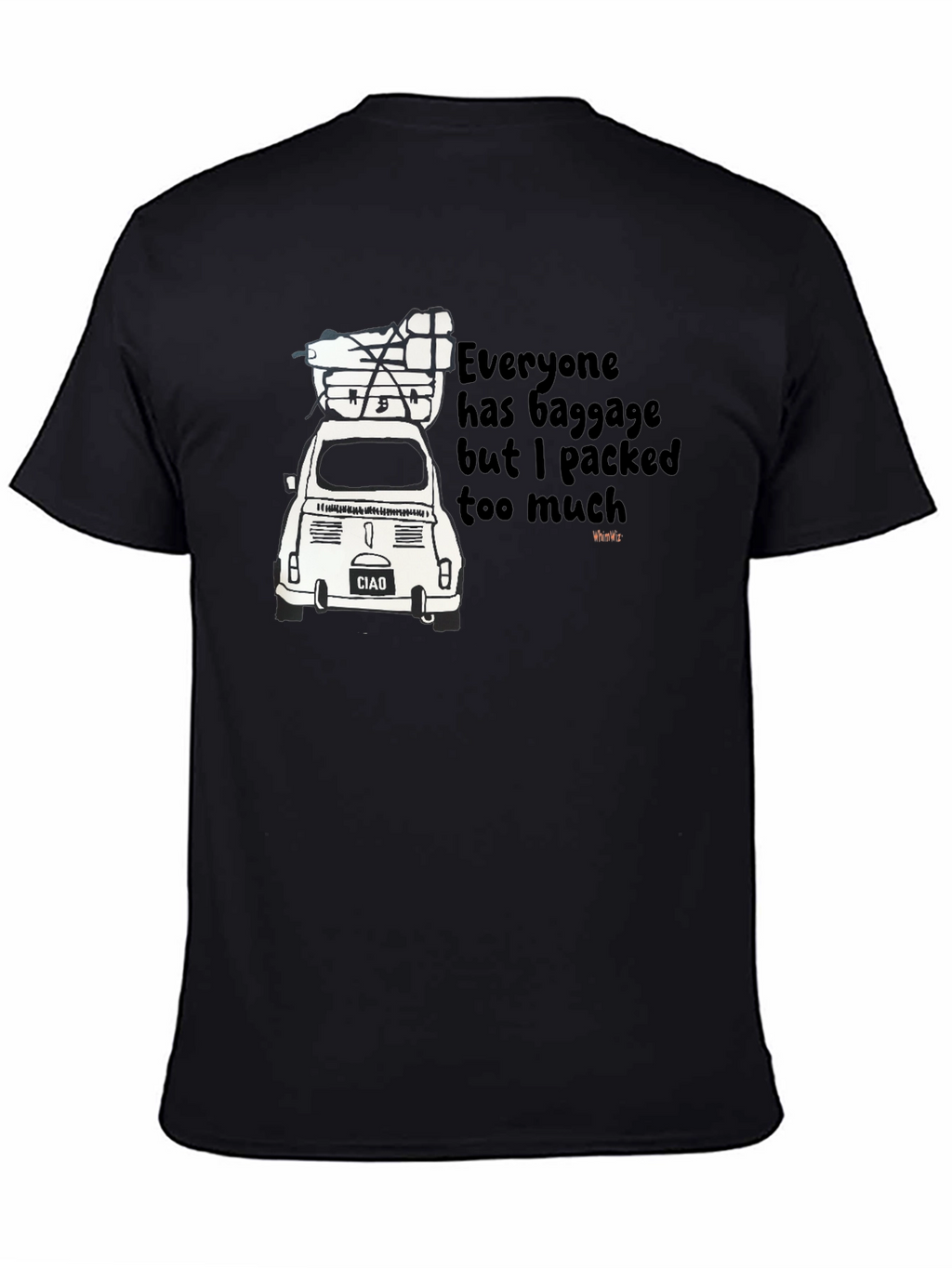 Baggage Car T-Shirt - Quirky Funny Travel Tee