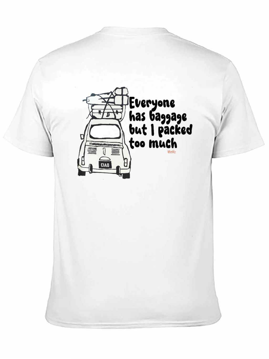 Baggage Car T-Shirt - Quirky Funny Travel Tee