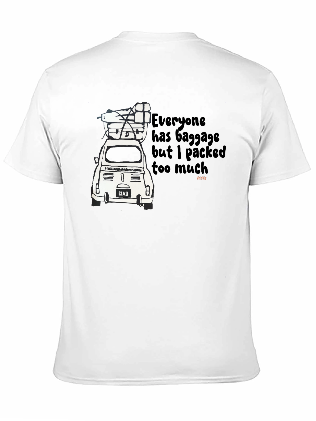 Baggage Car T-Shirt - Quirky Funny Travel Tee