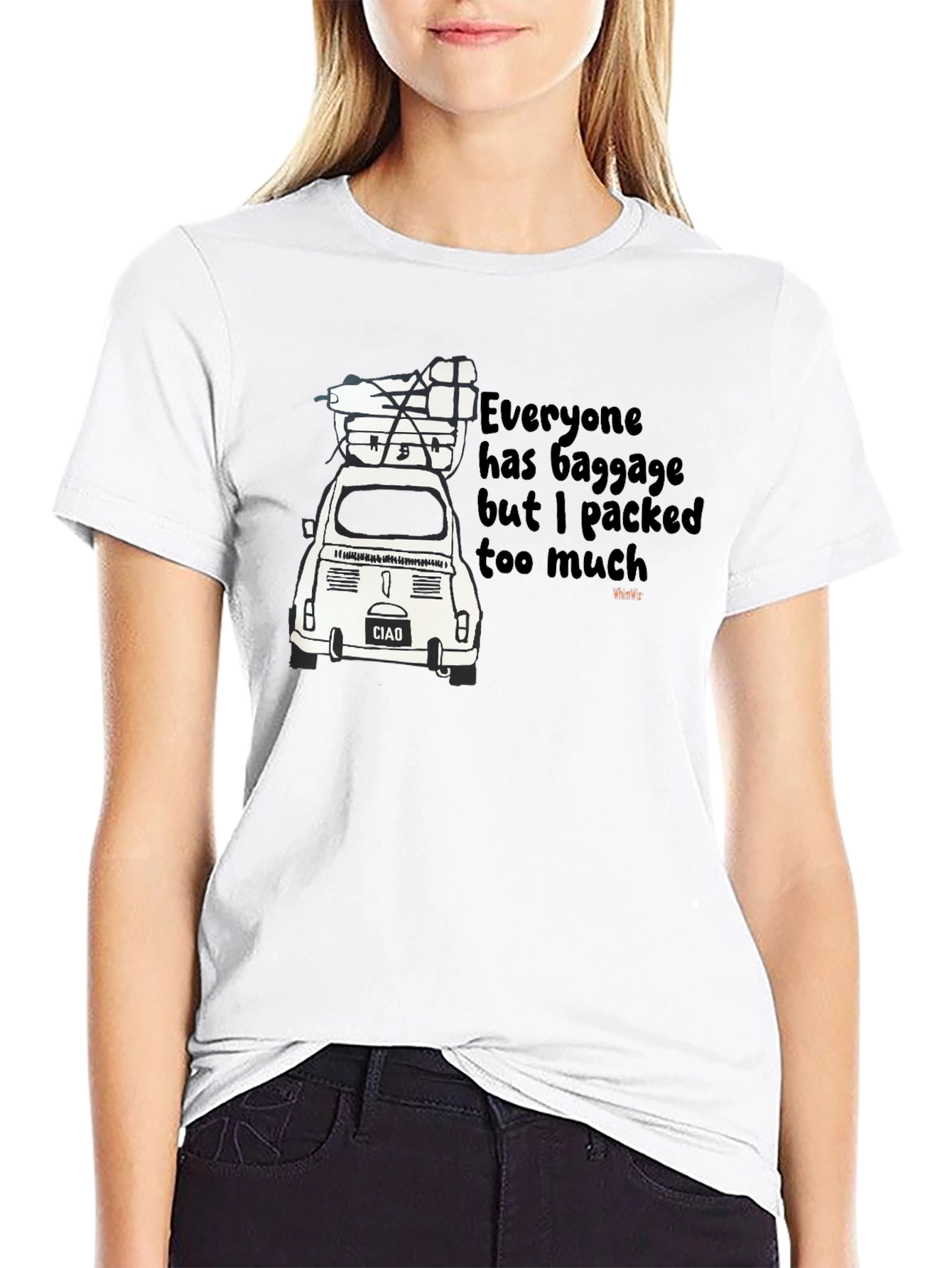 Baggage Car T-Shirt - Quirky Funny Travel Tee
