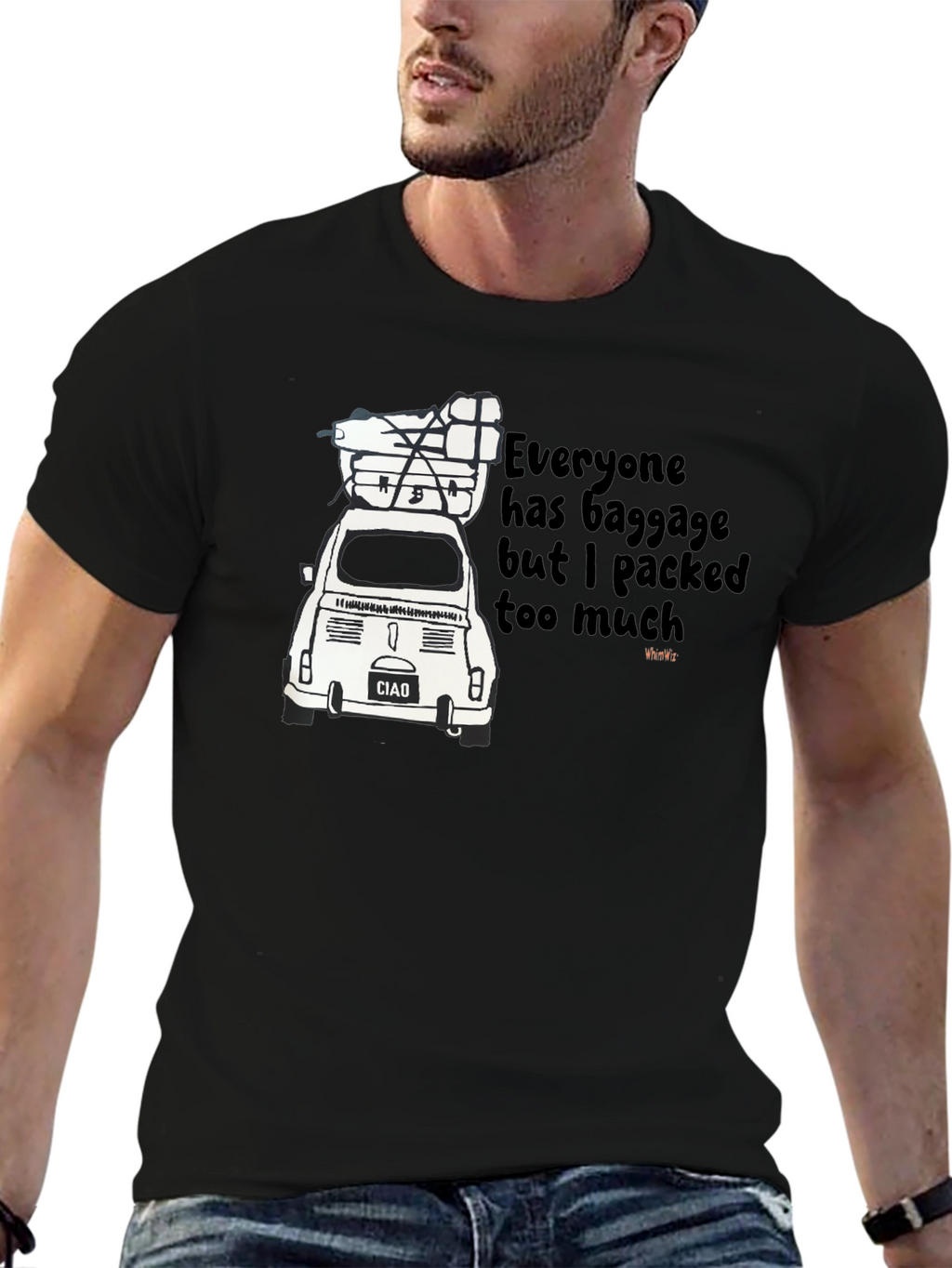 Baggage Car T-Shirt - Quirky Funny Travel Tee