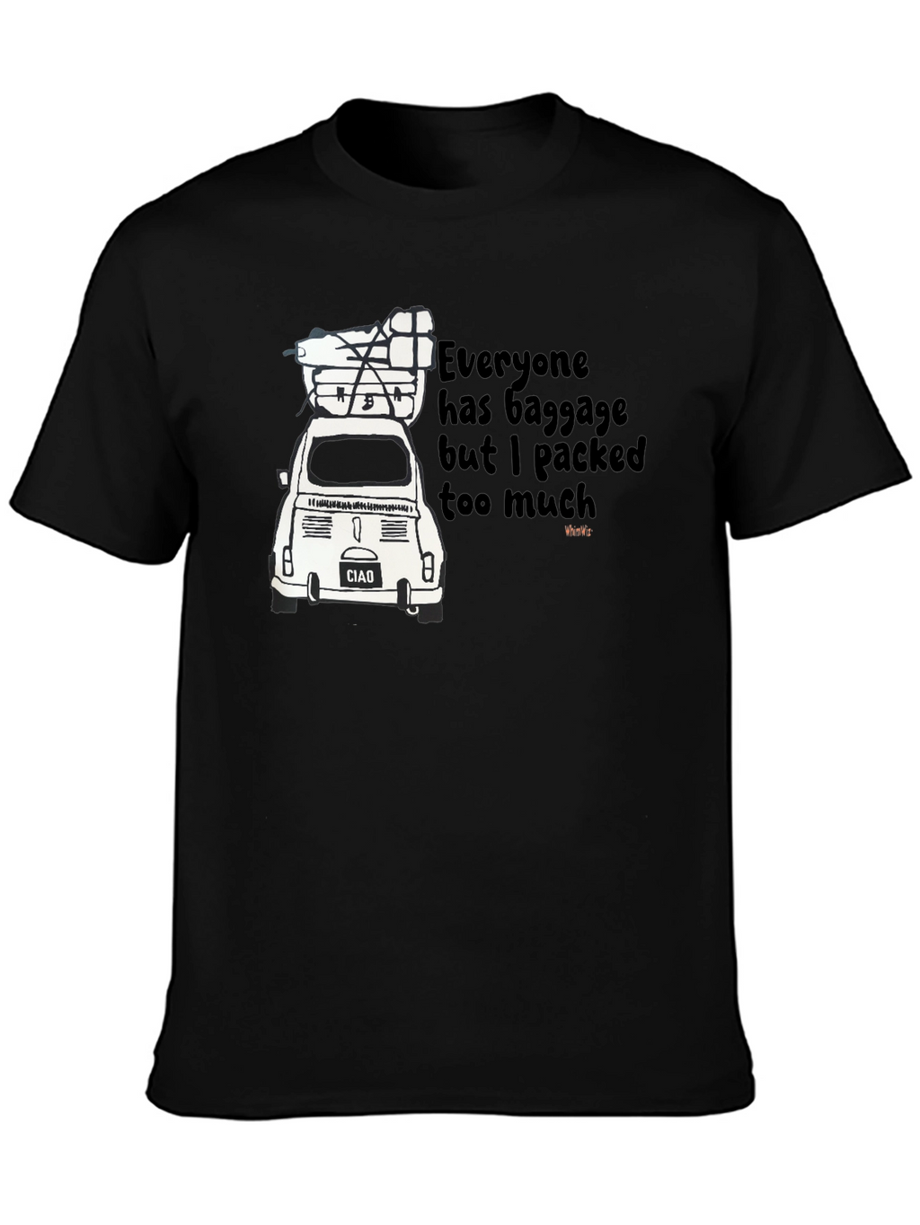Baggage Car T-Shirt - Quirky Funny Travel Tee