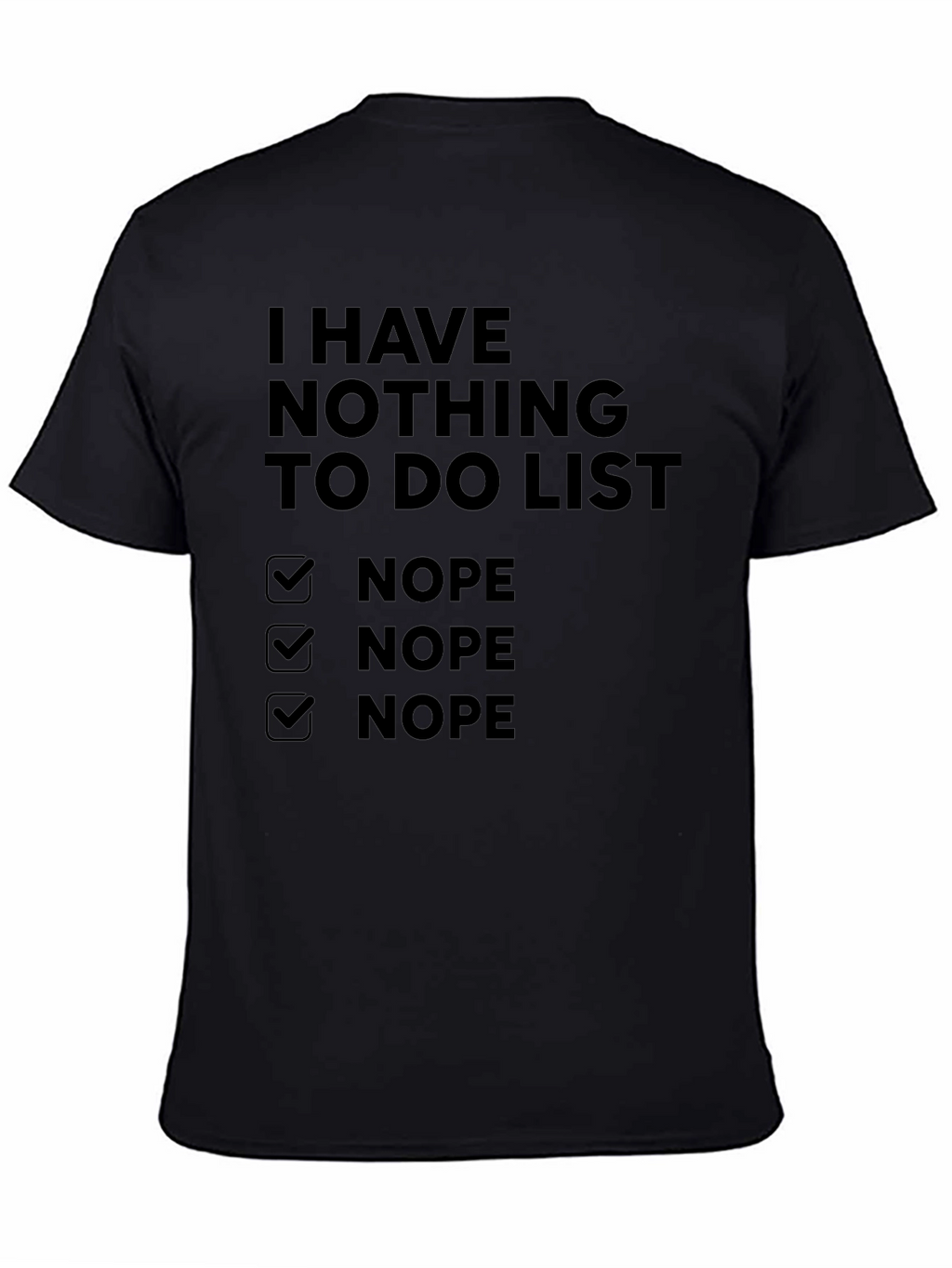 Nothing to Do List Graphic Tee