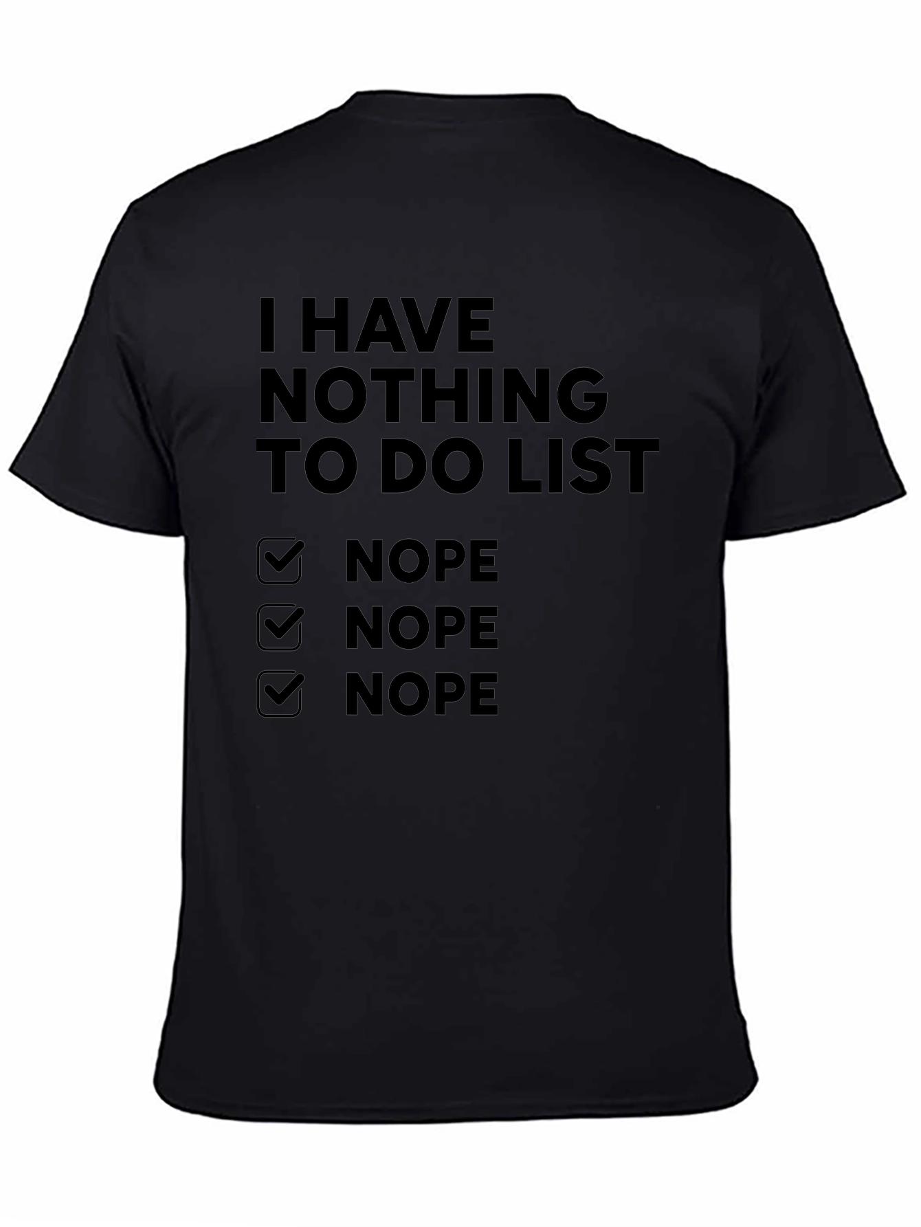 Nothing to Do List Graphic Tee